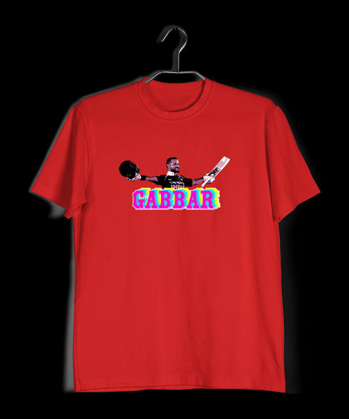 Quirkipedia Gabbar Cricket Sports,     Mens TShirts